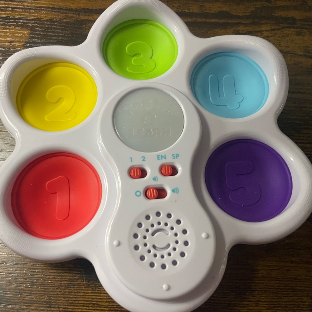 Colorful Interactive Toy with Numbers